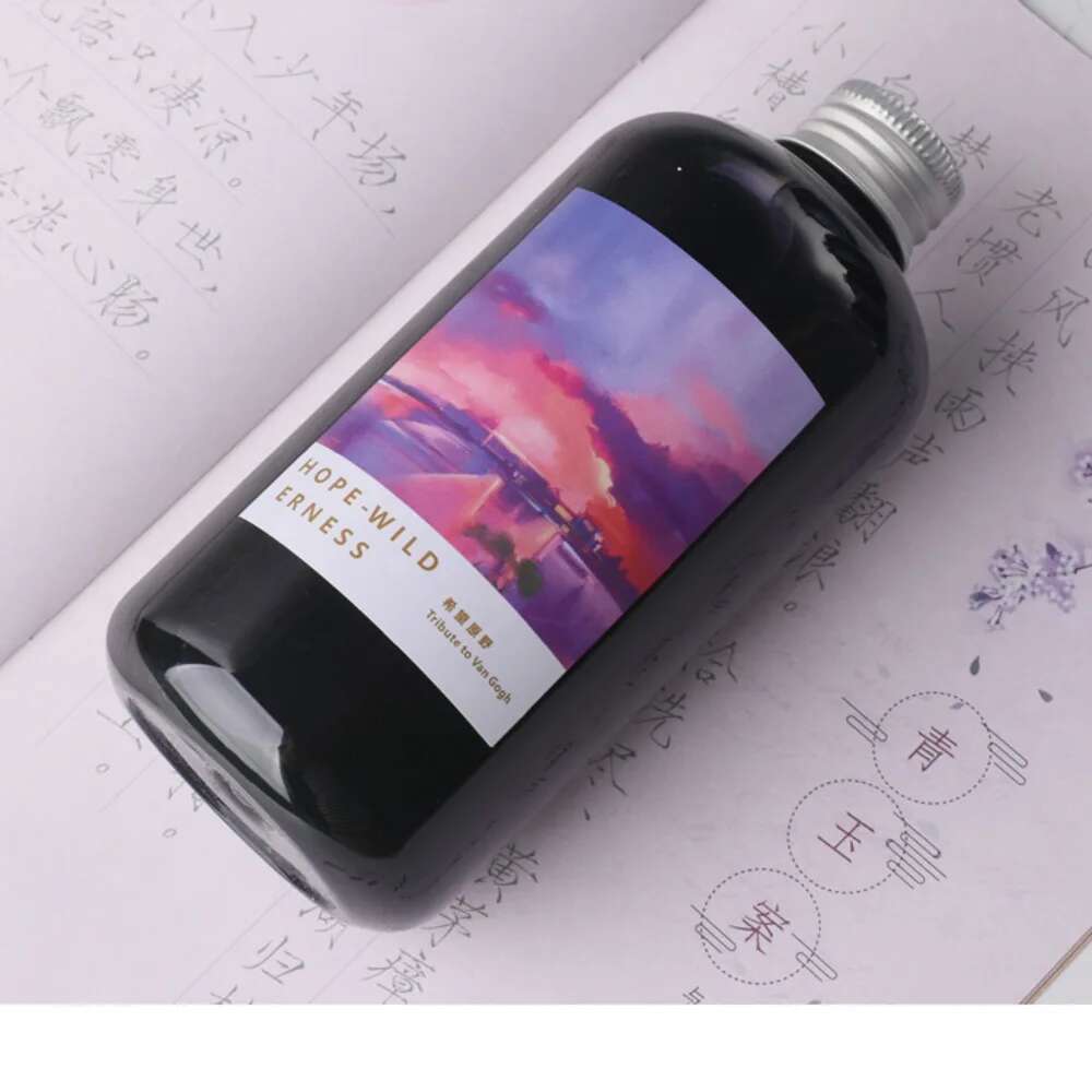 Fountain Pen Bottled Ink - Oramile garrafa grande 300/500ml, escrita suavemente,