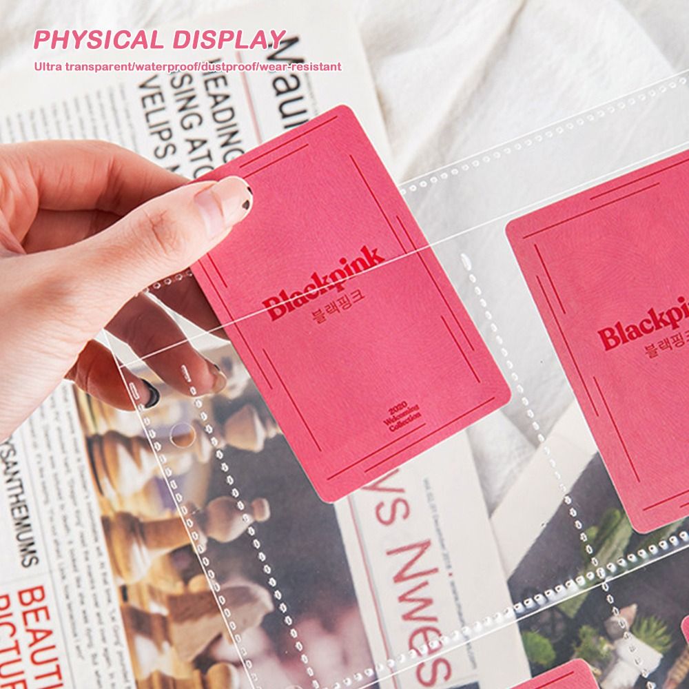 10 pçs transparente a4 kpop ph - Binder A4 Lever avaliação e preço