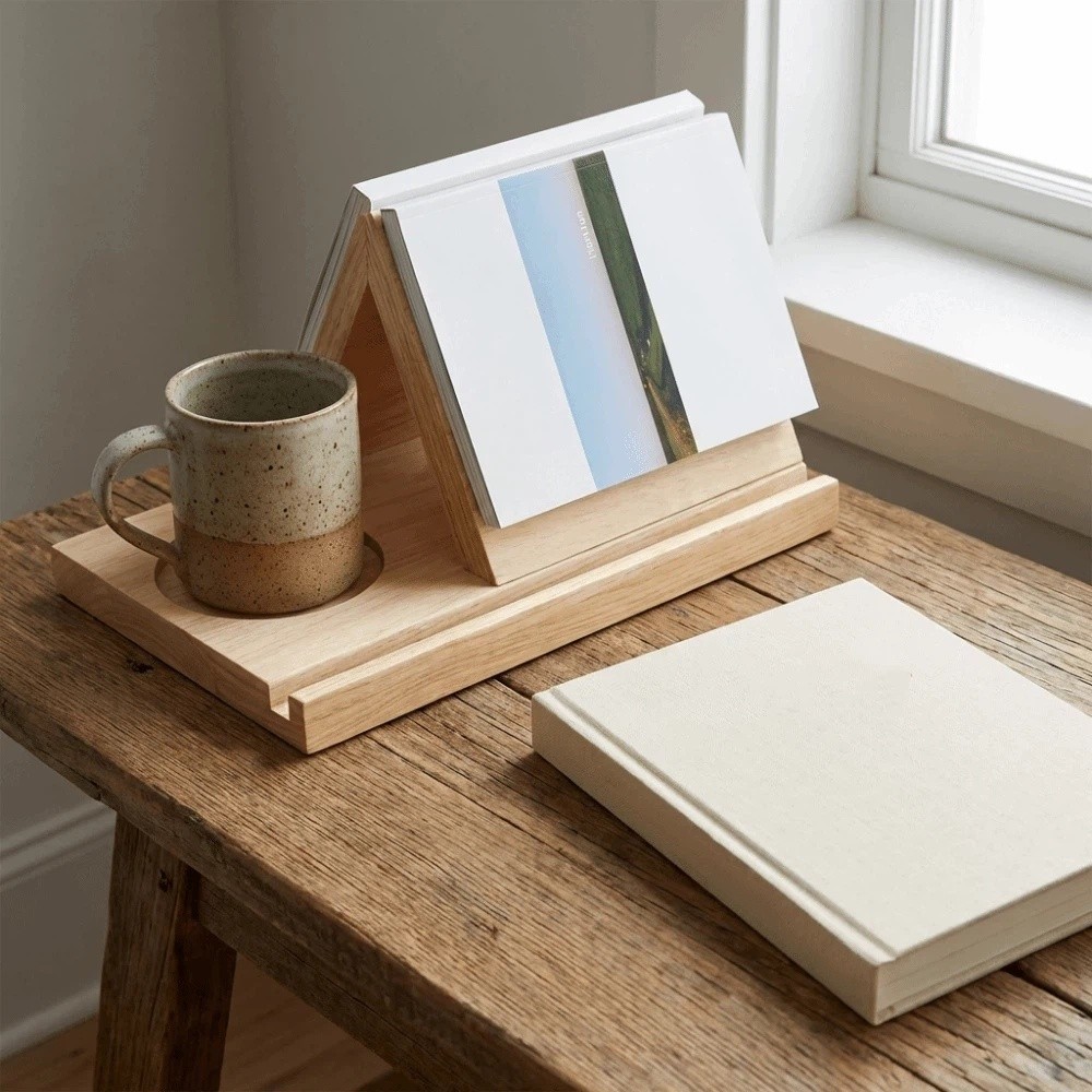 Suporte de Livro de Madeira Tr - Magazine Holder Rack avaliação e preço