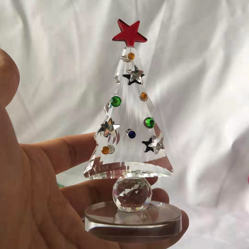 Estatueta de árvore de natal d - Paper Weight Crystal avaliação e preço