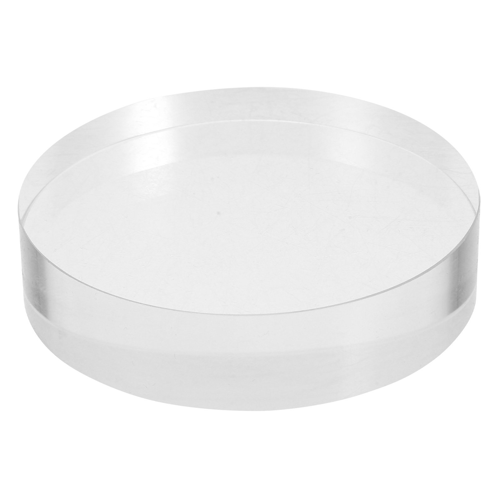 Base de Vidro Transparente Red - Paper Weight Crystal avaliação e preço